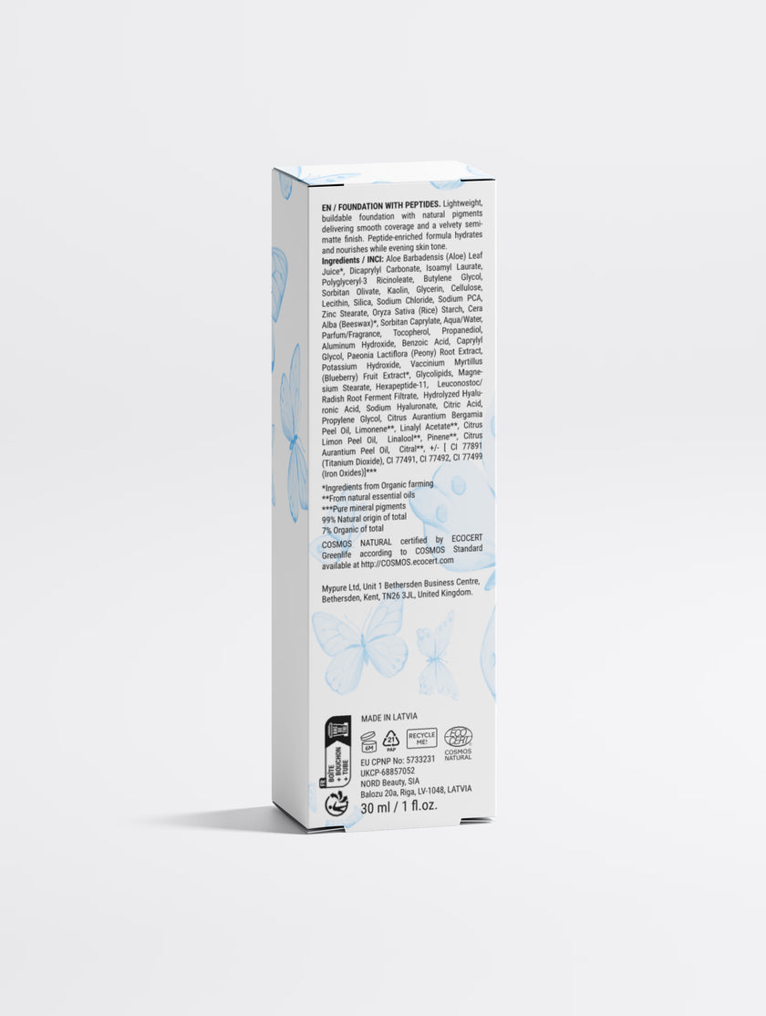 Foundation with Peptides,  25 Medium Warm