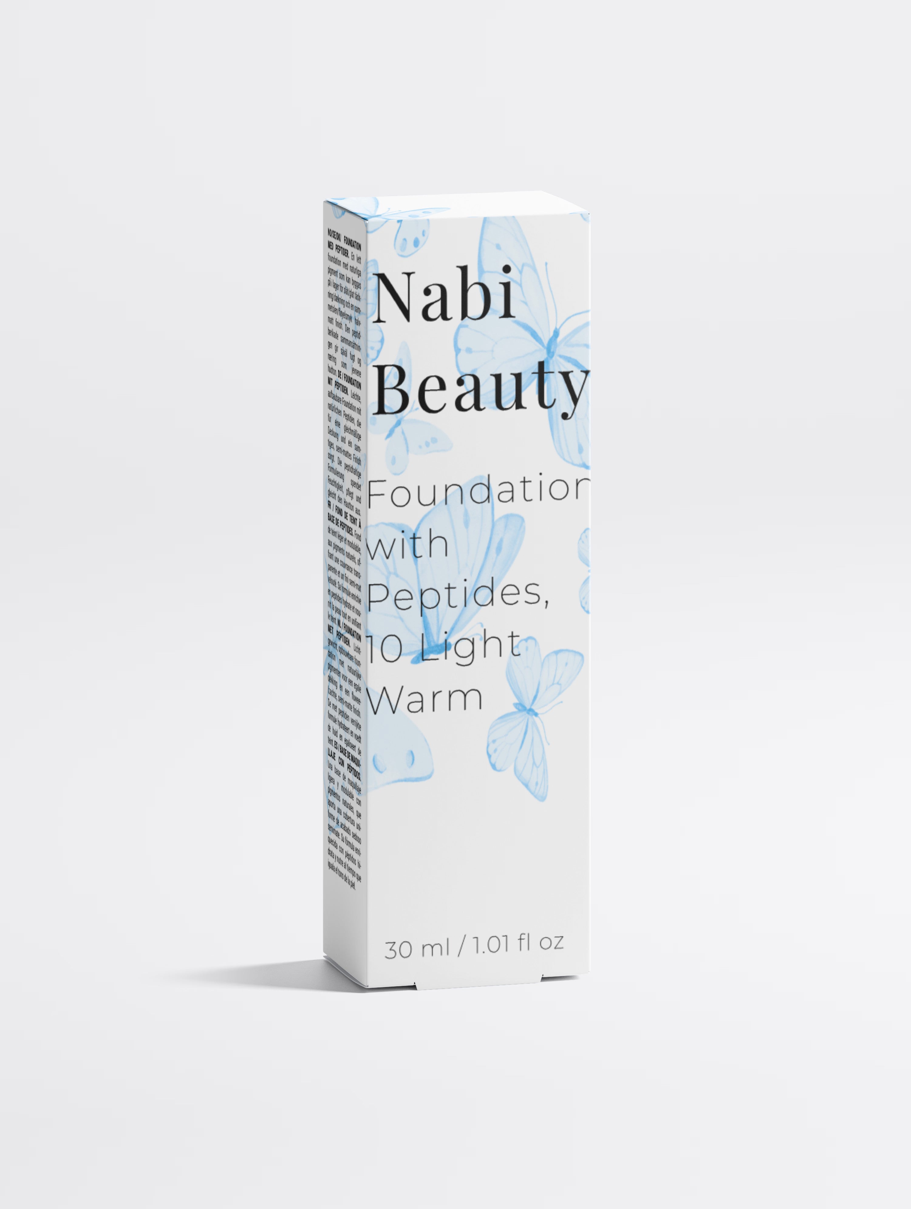 Foundation with Peptides, 10 Light Warm