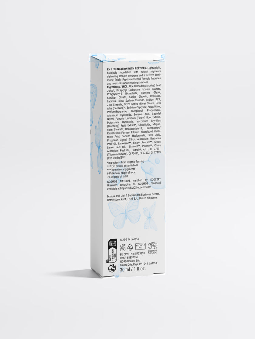 Foundation with Peptides, 10 Light Warm